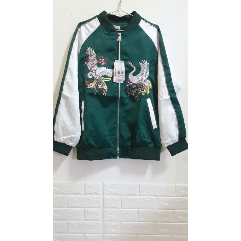 ÁO KHOÁC BOMBER THÊU HẠC