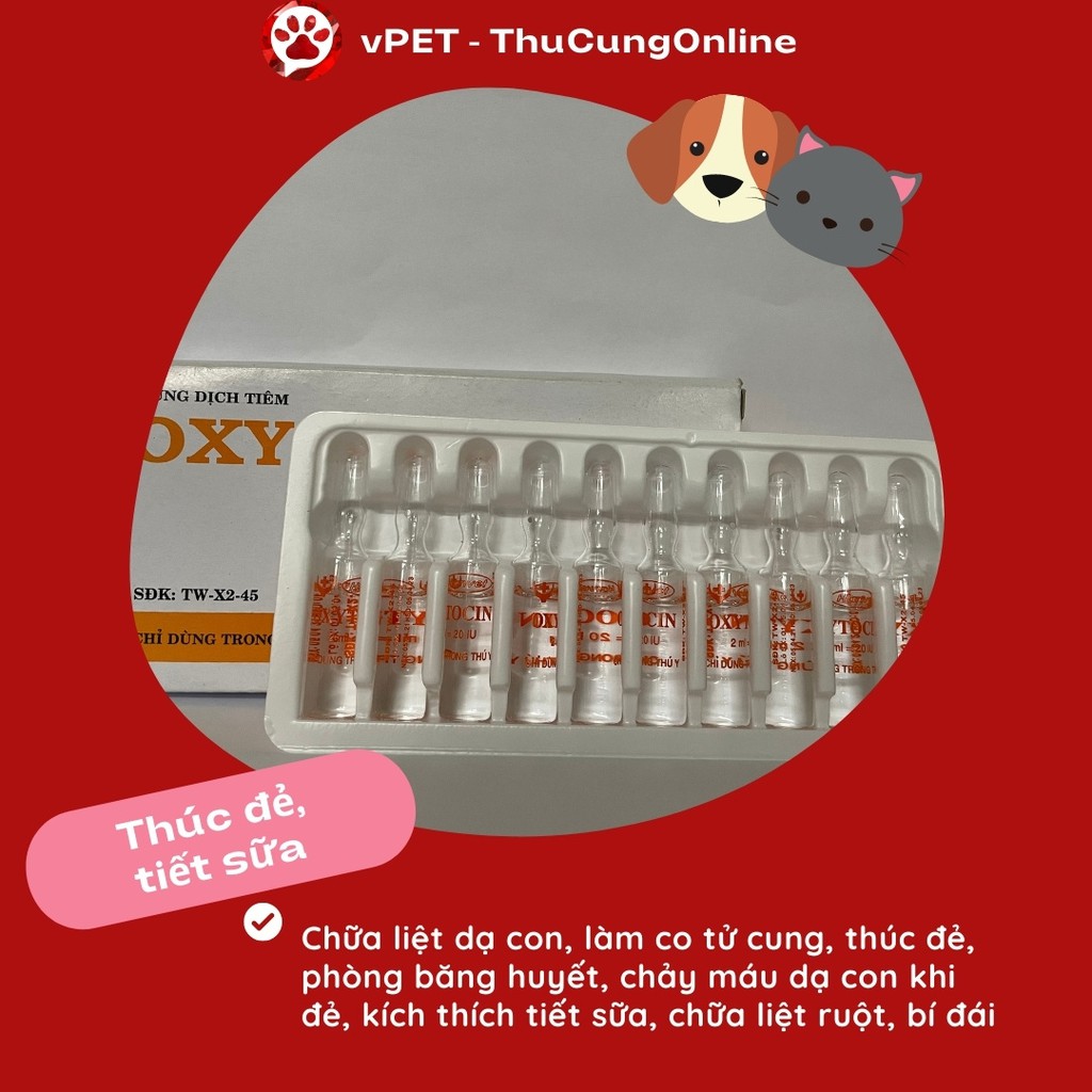 Thuốc thúc đẻ, kích thích tiết sữa Oxytocin
