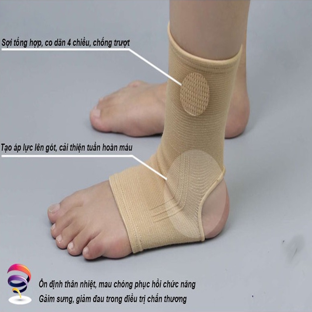 Bó Gót Chân Chính Hãng PJ - Bảo Vệ Gót Chân, Mắt Cá Chân