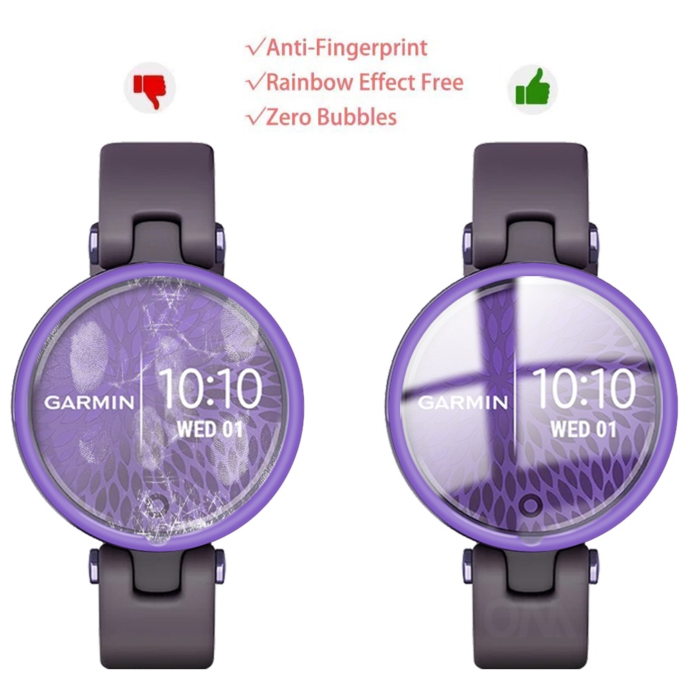 Miếng dán bảo vệ màn hình chống trầy chống thấm nước cho đồng hồ thông minh garmin lily 3d