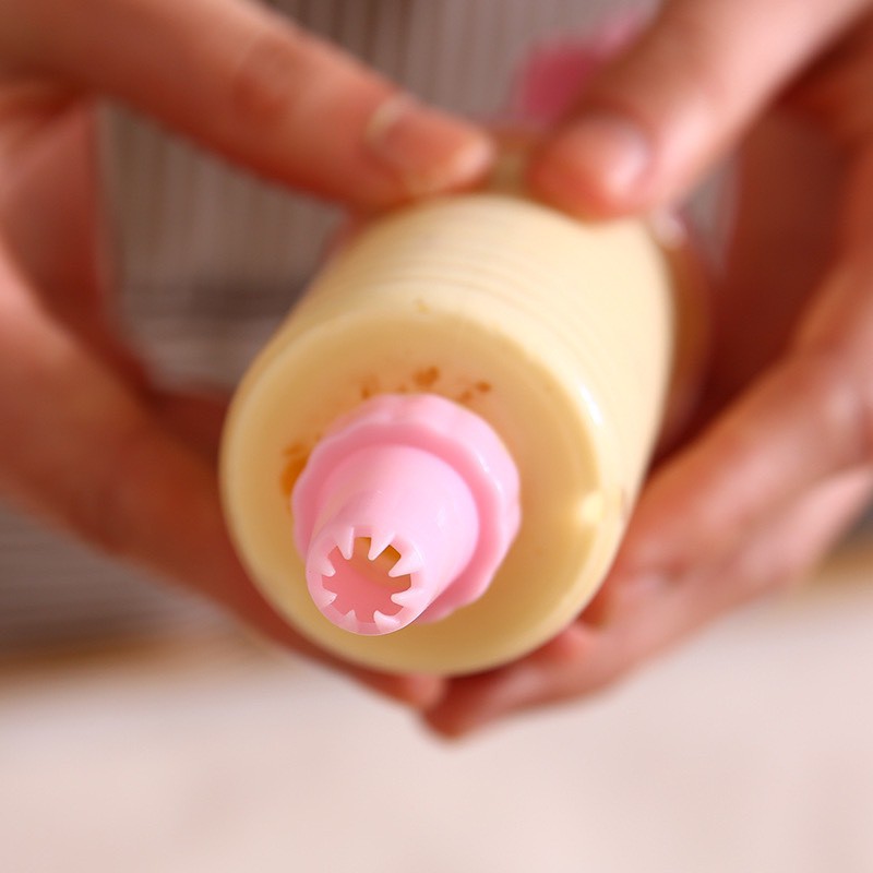 Bộ 6 đui kem nhựa trang trí làm bánh quy