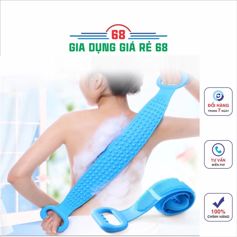 cọ lưng silicon 2 mặt , silicon chà chân chà lưng đa năng