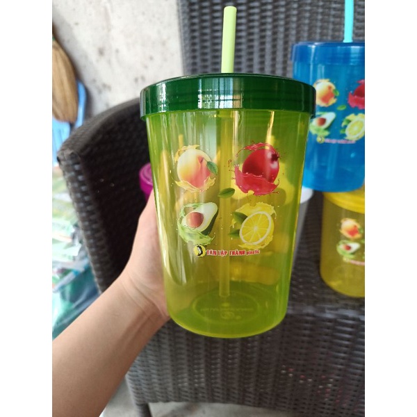 LY UỐNG NƯỚC CENEMA CÓ ỐNG HÚT 1LÍT
