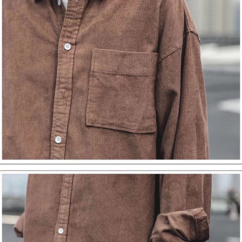 Áo sơ mi tay dài thời trang Hàn Quốc dành cho nam