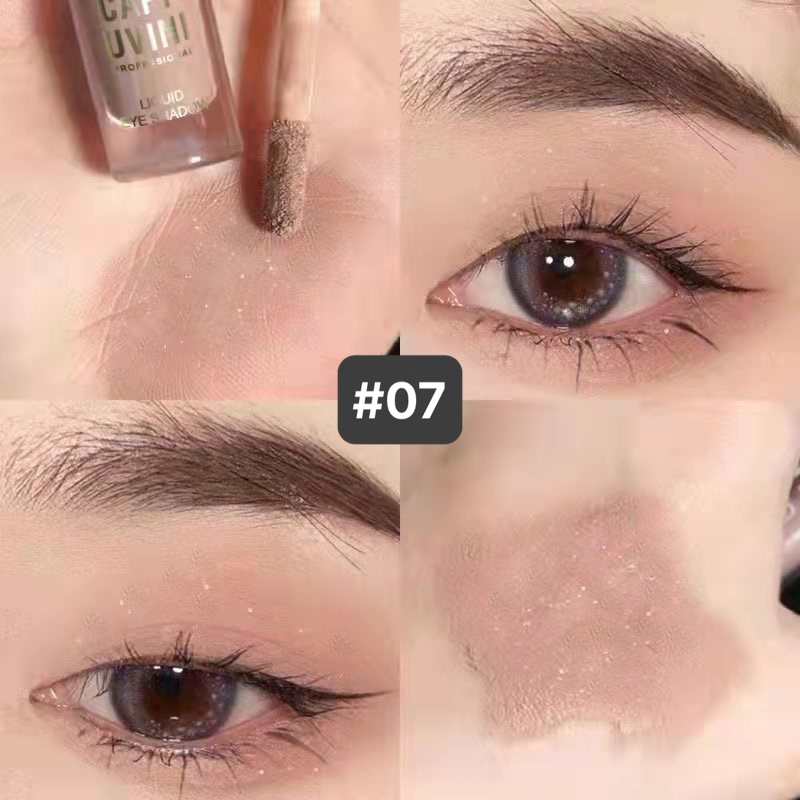 Phấn mắt dạng kem Cappuvini dễ tệp vào da lâu trôi tone màu hồng nâu trầm thích hợp kiểu trang điểm hàng ngày tự nhiên