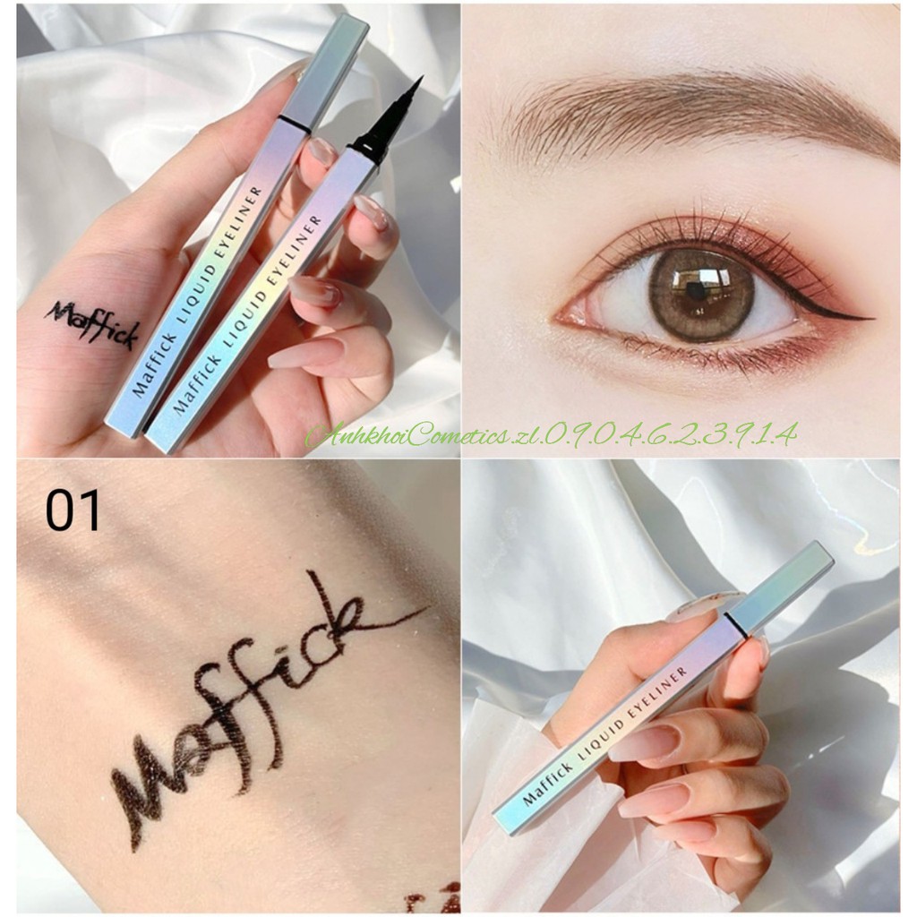 Bút Kẻ Mắt Dạ Màu Nâu Maffick 0.01mm Eyeliner Cao Cấp | BigBuy360 - bigbuy360.vn