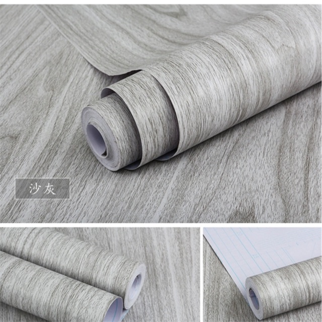 COMPO 10M giấy dán tường vân gỗ màu mẫu mới keo sẵn khổ 45 cm