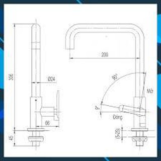 Vòi rửa bát 1 đường lạnh Inax SFV-30