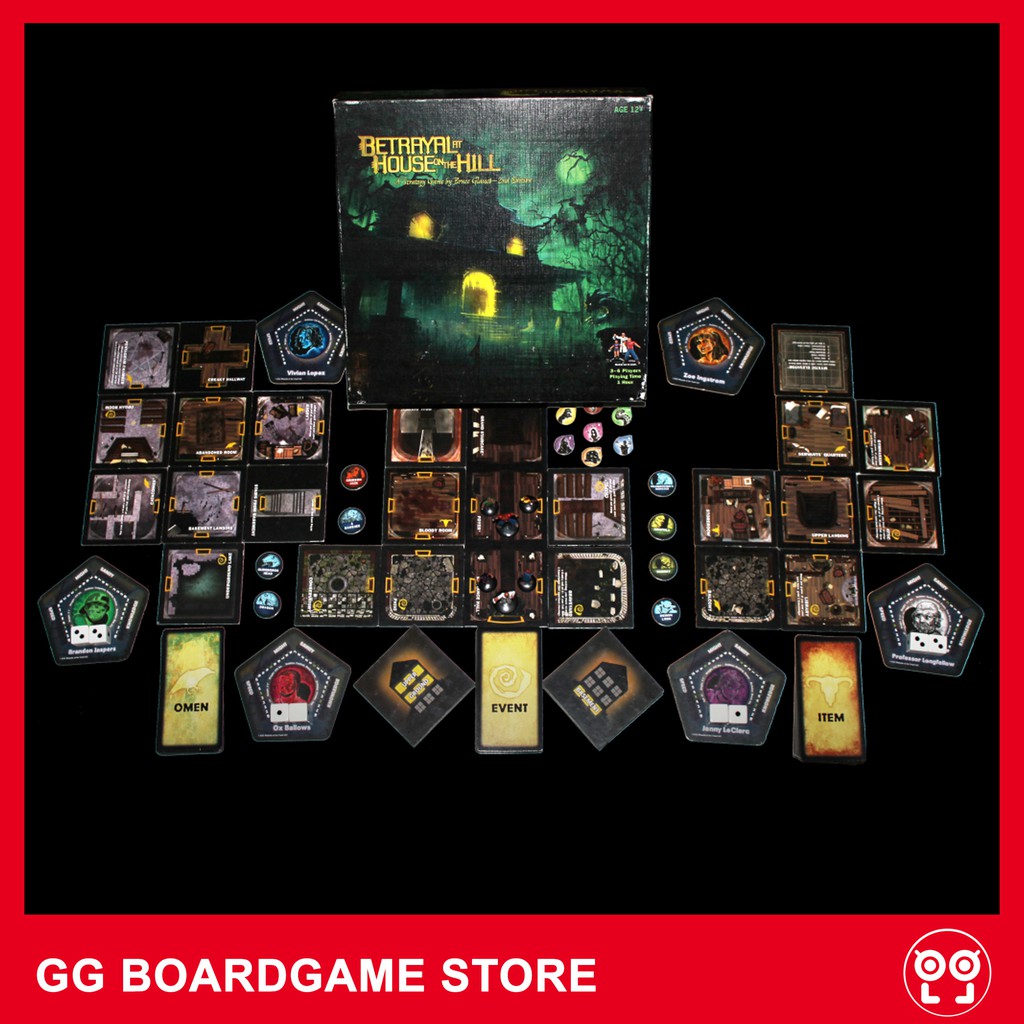 Hộp game Betrayal at House on the Hill phiên bản tiếng Anh_ Game kịnh dị bàn chơi đặc sắc