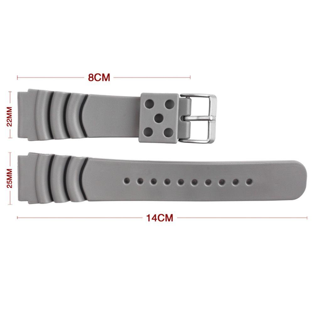 CLEOES Dây Đeo Silicon Chất Lượng Cao Cho Đồng Hồ Seiko Casio 20mm 22mm
