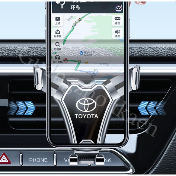 Giá Đỡ Điện Thoại Trên Xe Hơi Toyota Avanza Rush Innova Calya Razie Yaris Corolla Cross Altis Agya Veloz Sienta