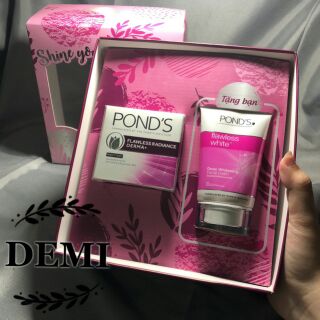 Hộp quà cao cấp Pond's Flawless trắng hồng