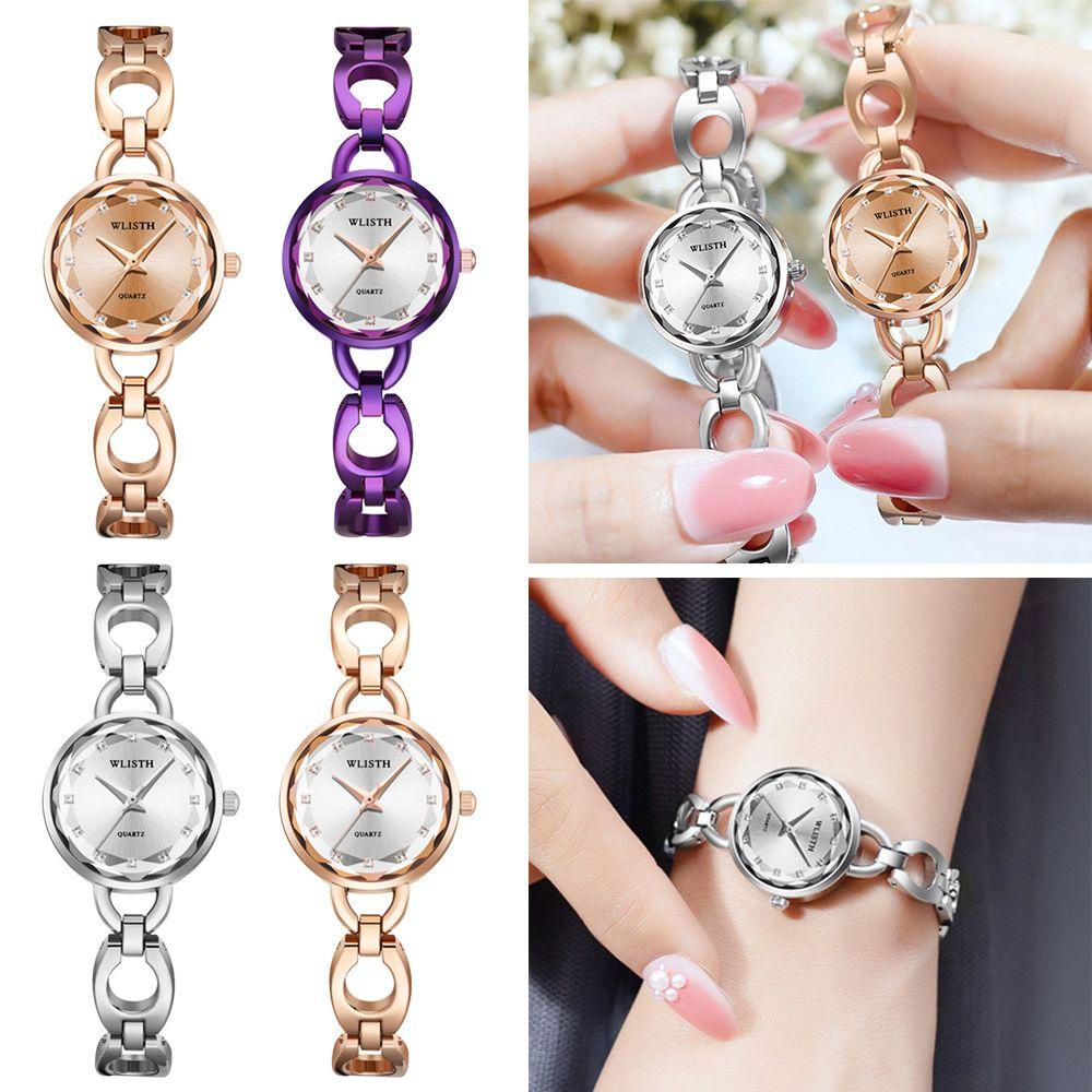 Đồng Hồ Dây Thép OKDEALS Kiểu Dáng Đơn Giản Cho Nữ|Đồng Hồ Đeo Tay Thời Trang Cá Tính