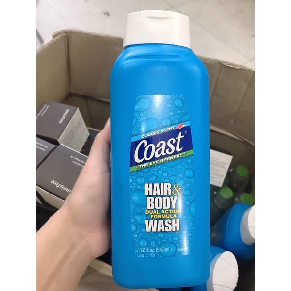 Sữa Tắm Gội Coast Mỹ 946ml Mẫu Mới Nhất