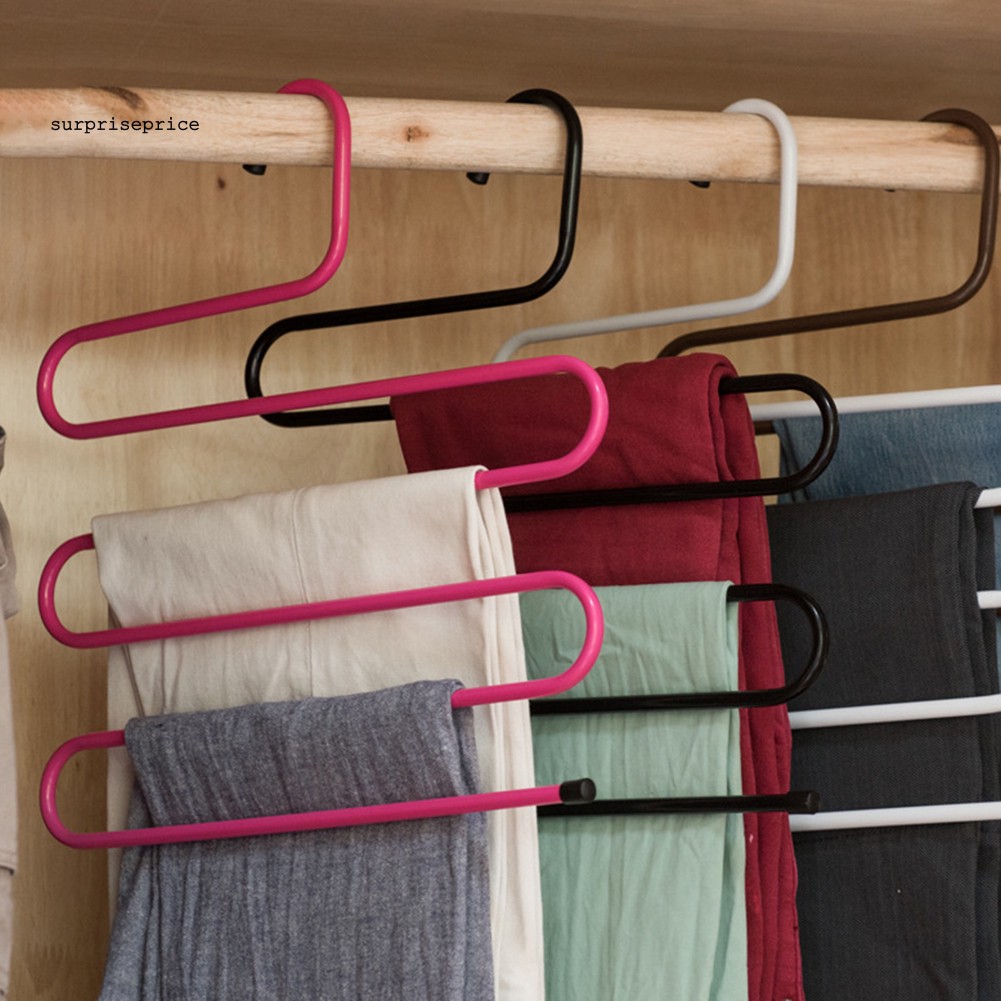 Móc Treo Đồ 5 Tầng Hình Chữ S Tiện Dụng