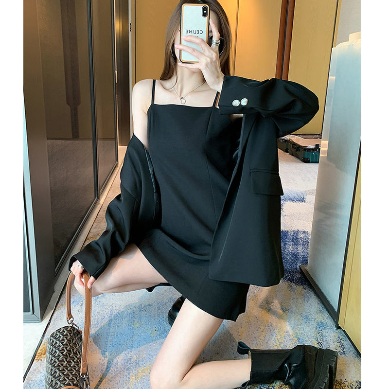 JKPretty Princess Slip Dress for Women Summer2021New Korean Style Slimming and All-Matching Black Sheath Skirt Slim Fit Inner Wear Base Skirt