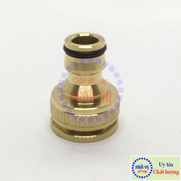 ĐẦU NỐI NHANH ĐỒNG TẠI VÒI PHI 21-27mm (1/2&quot;-3/4&quot;) RA NỐI KHỚP NHANH