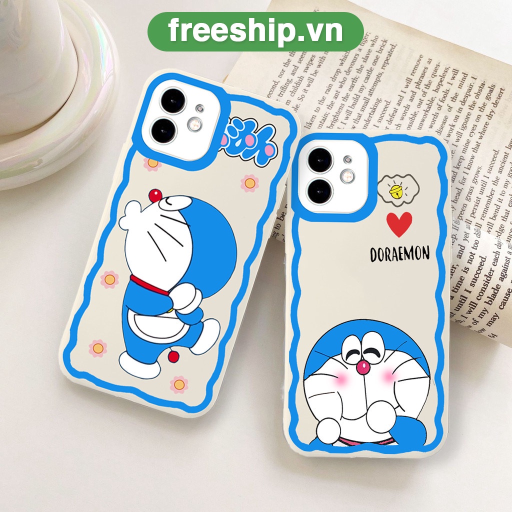 Ốp lưng iphone trong lượn sóng doremon 6s/6plus/6splus/7/7plus/8/8plus/xs/11/12/13/pro/max/plus/promax