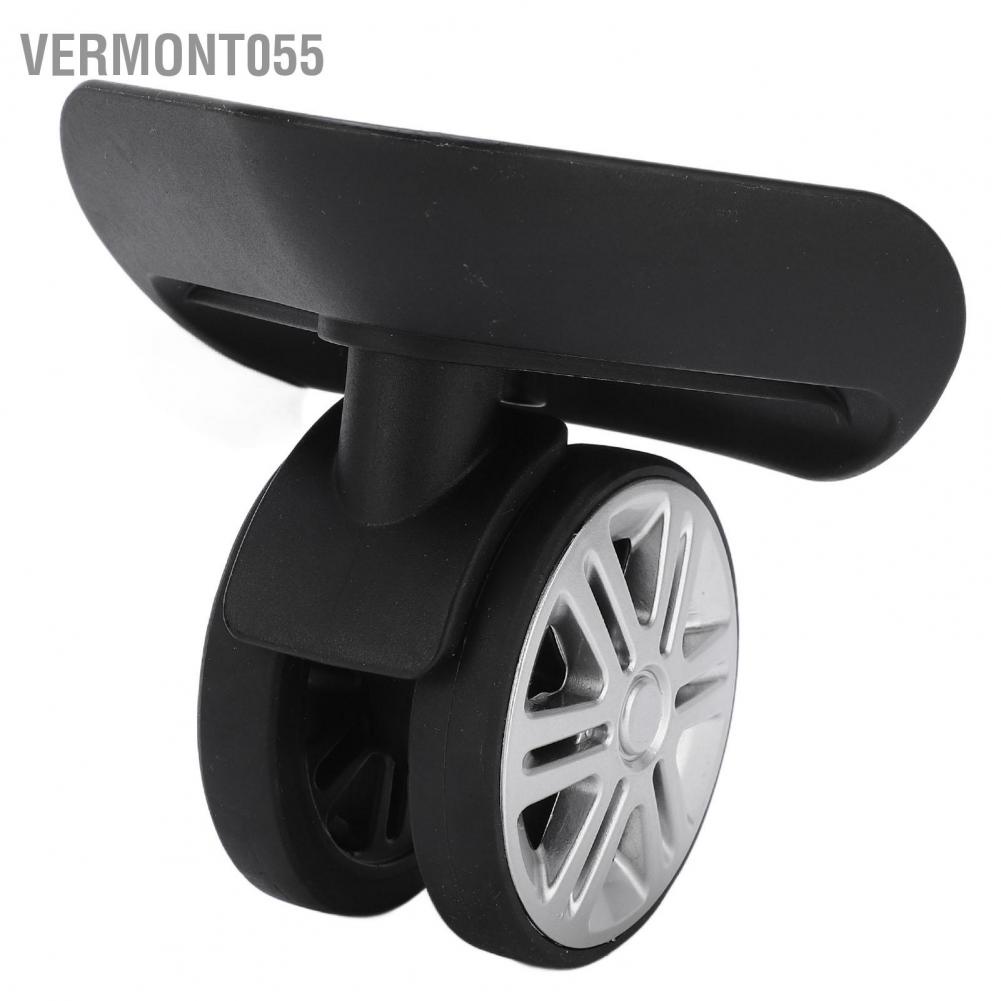 Vermont055 1 Pair A65 Luggage Replacement Wheels Mute Swivel Suitcase Caster Repair Parts