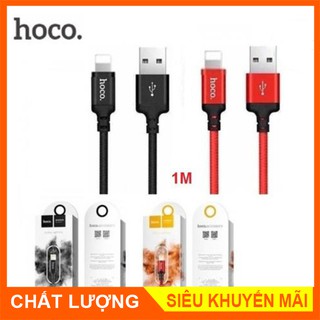 Cáp sạc dây sạc hoco x14 dây dù 1m và 2m - cổng lightning cho iphone ipad