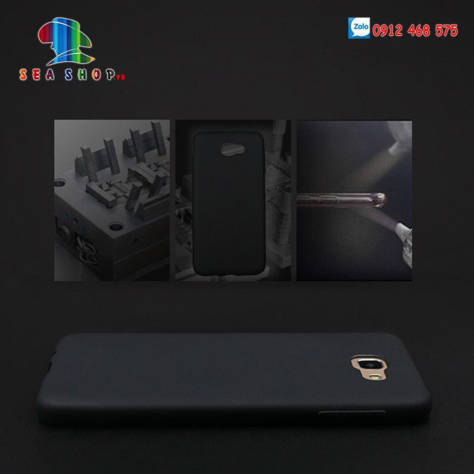 [TẶNG KÍNH CƯỜNG LỰC] Ốp lưng Samsung Galaxy J7 Prime SM-G610 nhựa dẻo - Đen