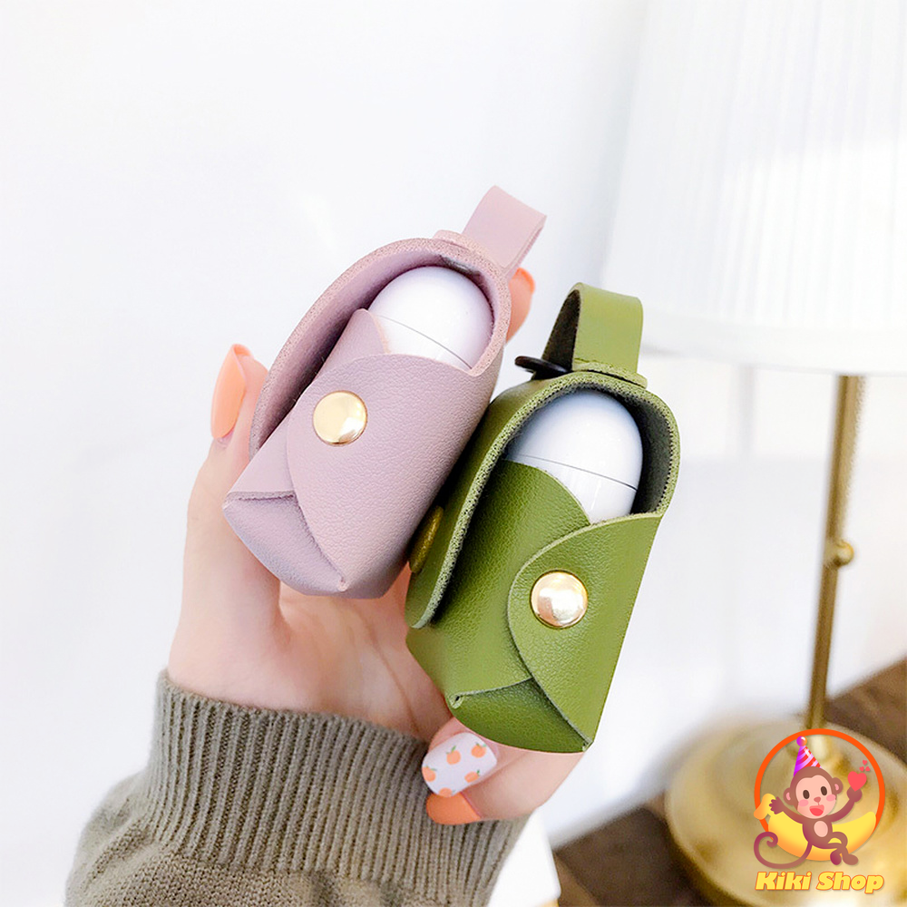 Korean Airpods Case Bluetooth Wireless Earphone Luxury Leather Handbag Type Silk Case for Airpods 1/2/pro Protector Cover