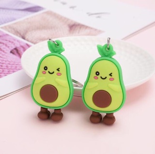 Móc khóa cao su Avocado Smile