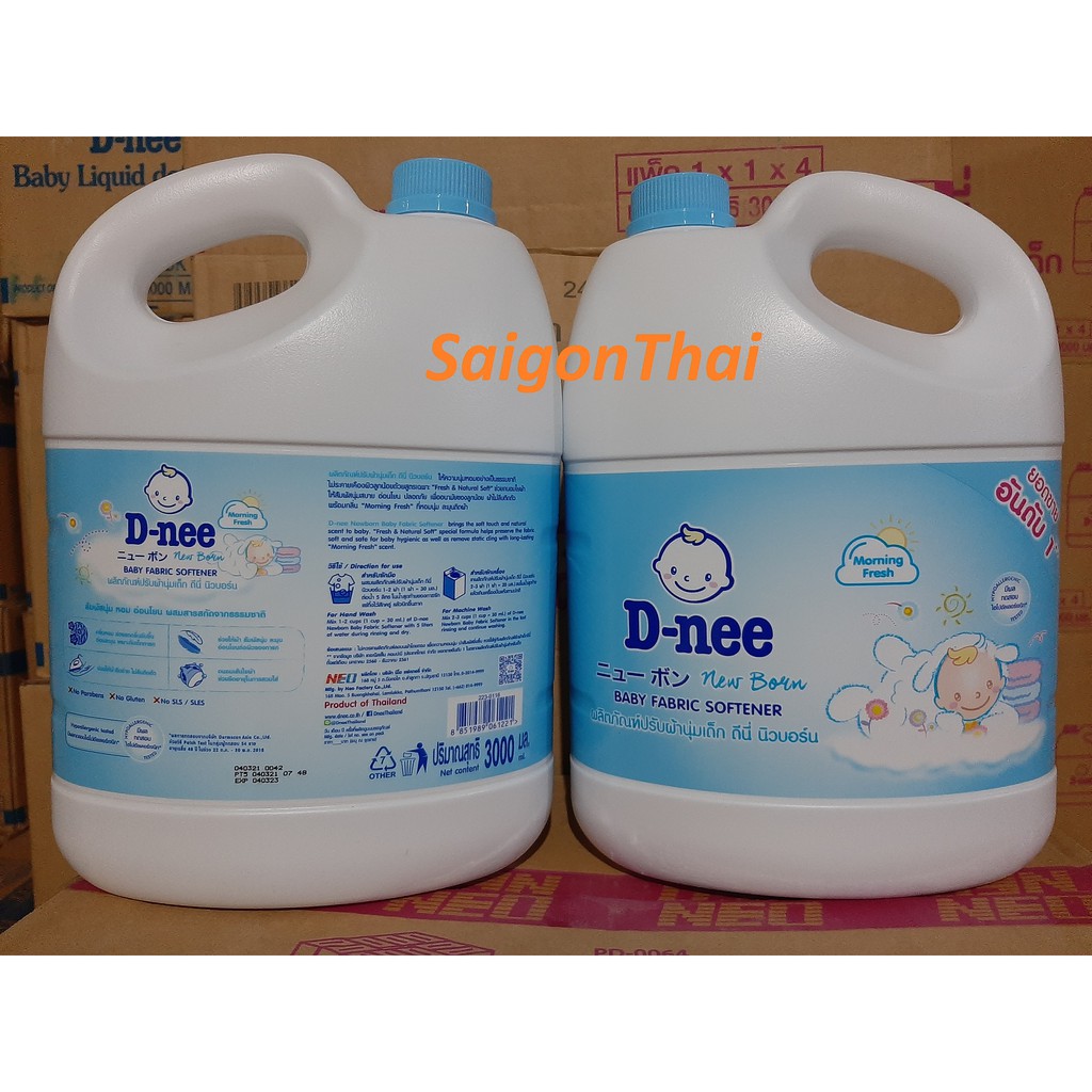 Nước xả làm mềm vải Dnee 3000ml Thái Lan