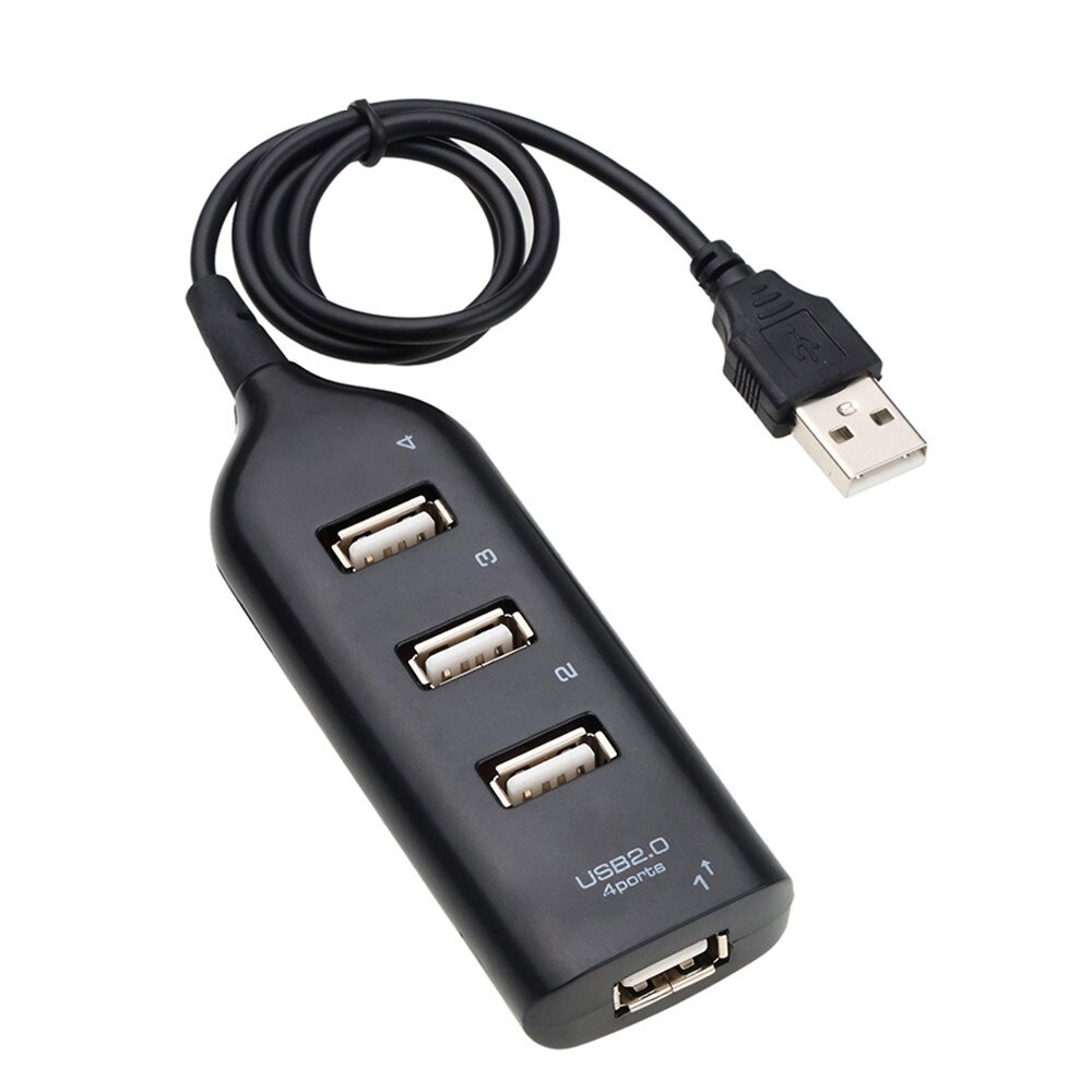 Hub USB 3.0 Chia 4 cổng, tốc độ cao -với nguồn điện cho ổ cứng máy tính để bàn máy tính xách tay iMac