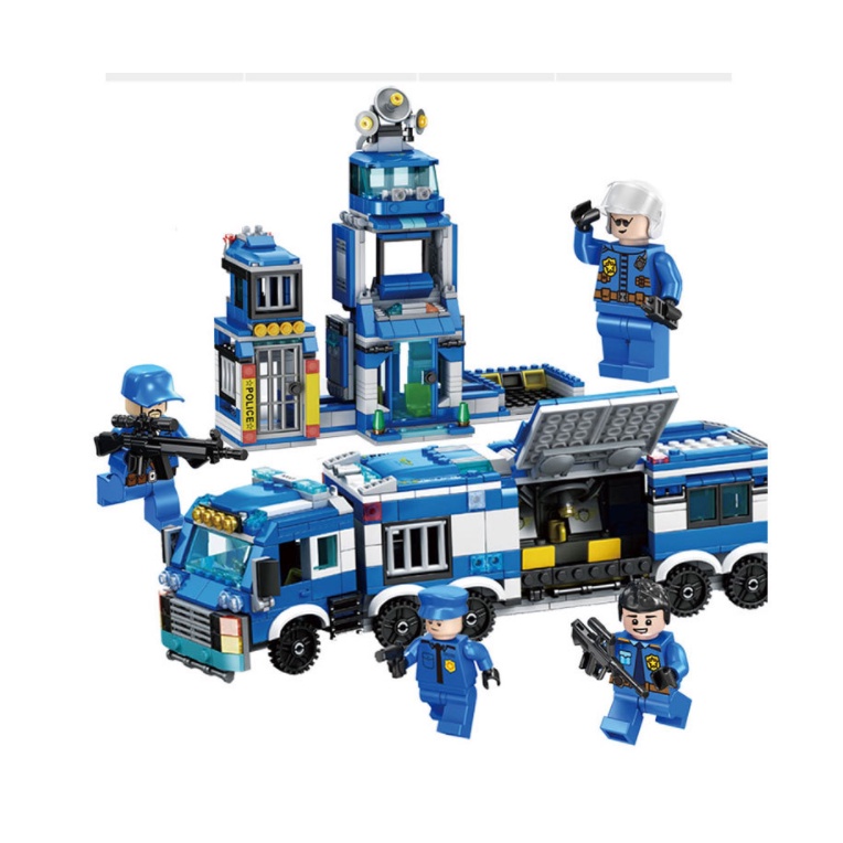 Đồ Chơi Trí Tuệ - Mô Hình Đồ Chơi Láp Ráp LEGO - Xe CẢNH SÁT