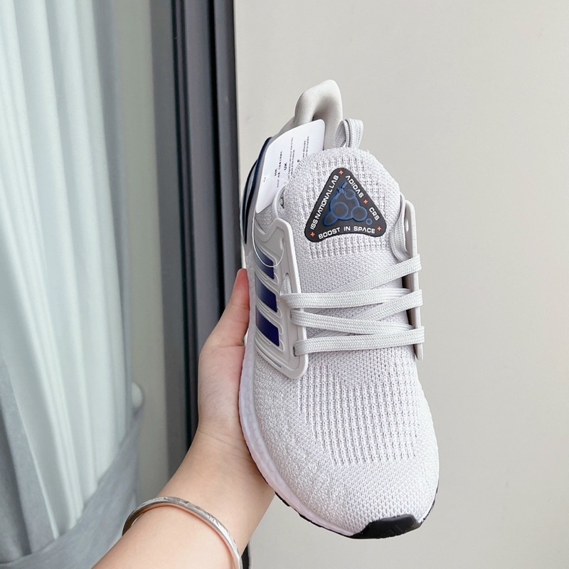 Giày thể thao ultra boost 6.0 xám thể thao nam hàng trung đủ phụ kiện