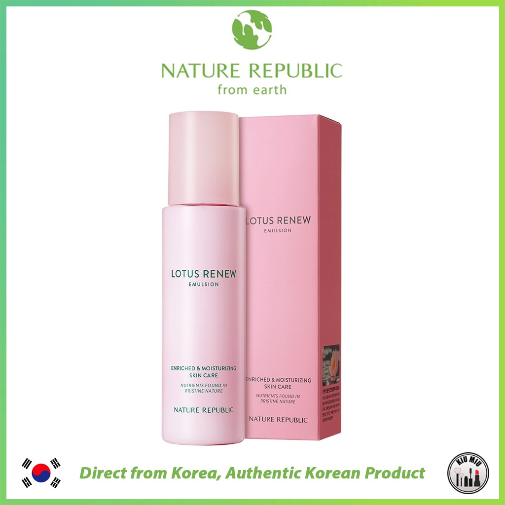 NATURE REPUBLIC LOTUS RENEW EMULSION 160ml *ORIGINAL KOREA*