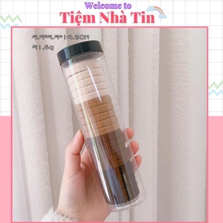 Dây buộc tóc, dây cột tóc, thun buộc tóc, thun cột tóc set 20c cực xinh có chọn màu xinh xắn