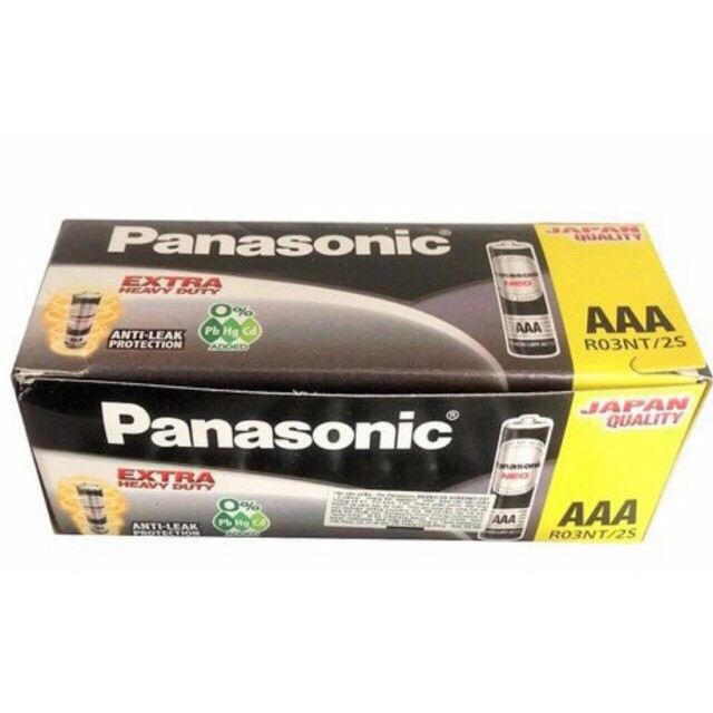 Pin AAA panasonic hộp 60 viên - hộp 60 viên đũa đen panasonic