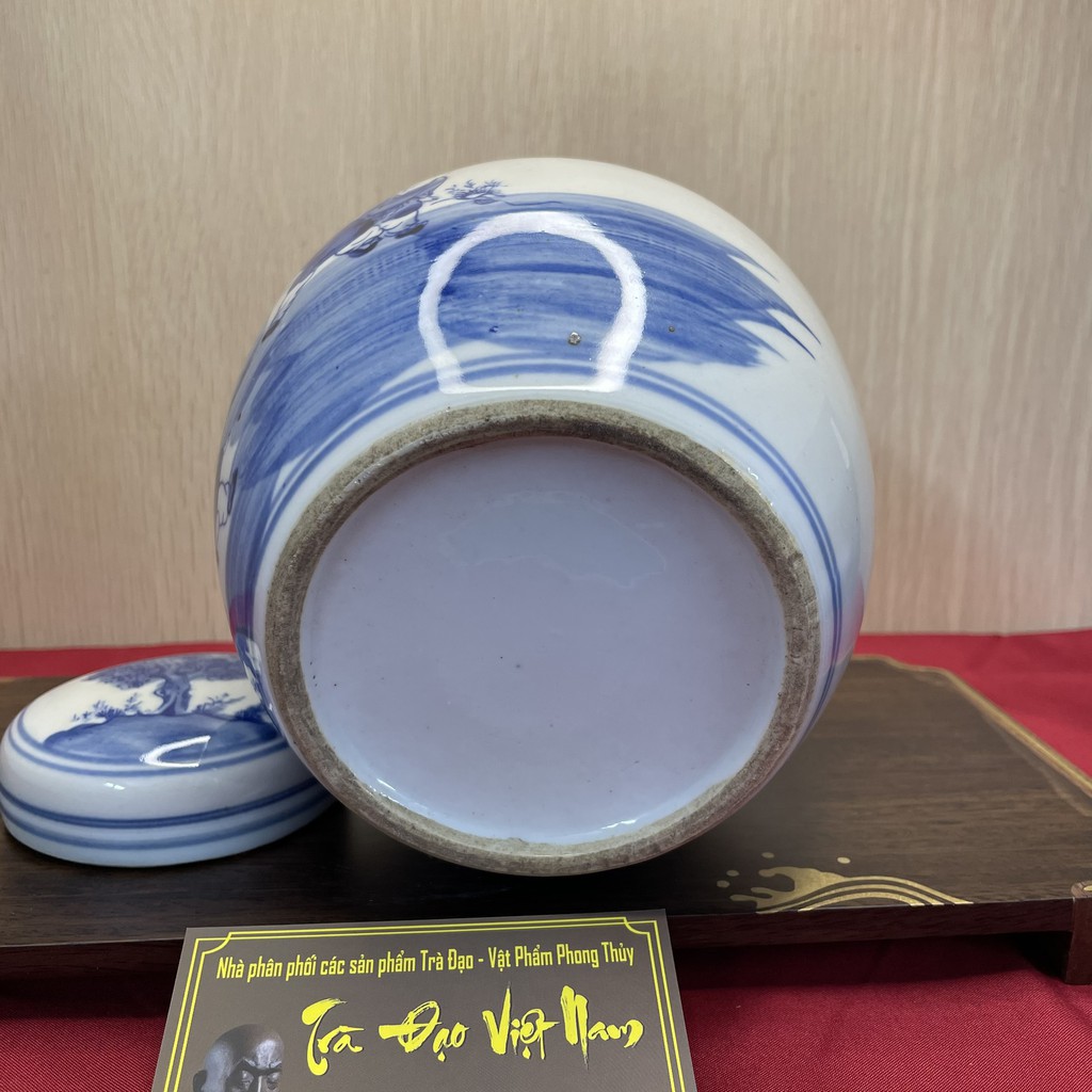 Hũ trà Ngũ Nhi giả cổ  - dung tích 1.6L