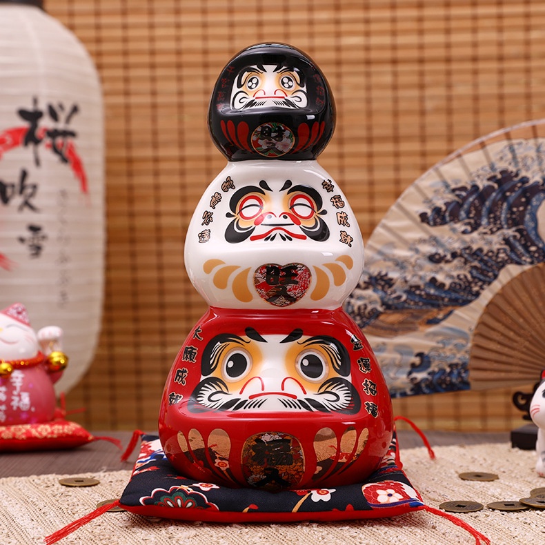 Daruma xếp chồng 3 tầng