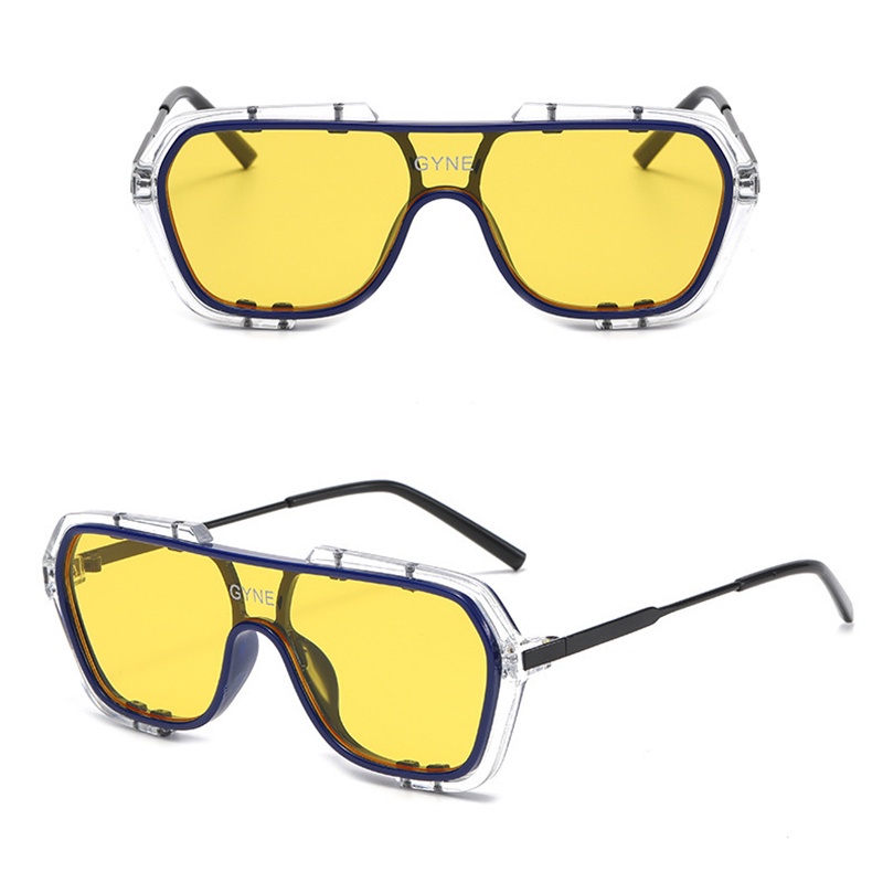 Kính Mát Gọng Vuông Lớn Chống Tia UV Thời Trang Dành Cho Bé Trai Và Bé Gái