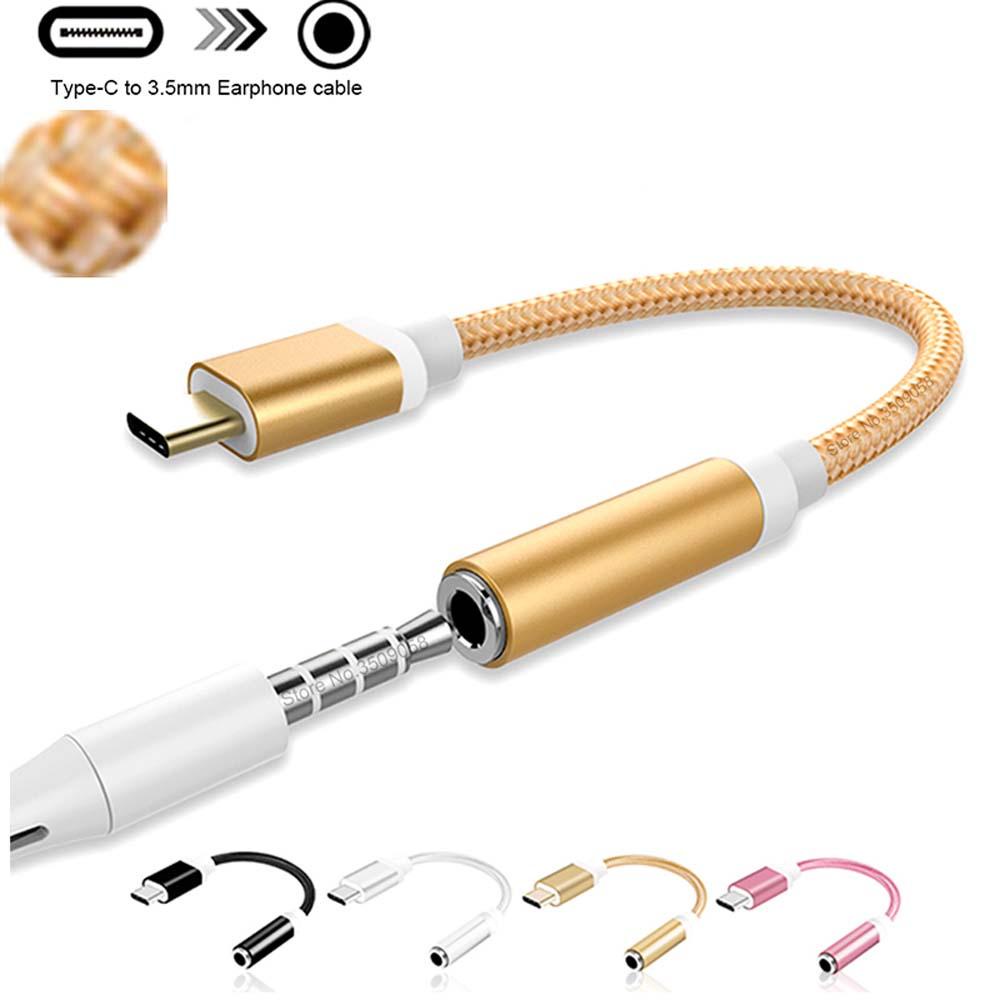 Dây Cáp Chuyển Đổi Âm Thanh Aux Bện Sợi Nylon