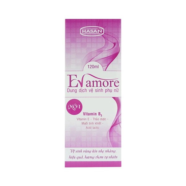 Dung dịch vệ sinh phụ nữ Evamore Hasan 120ml - Đông Anh Pharmart