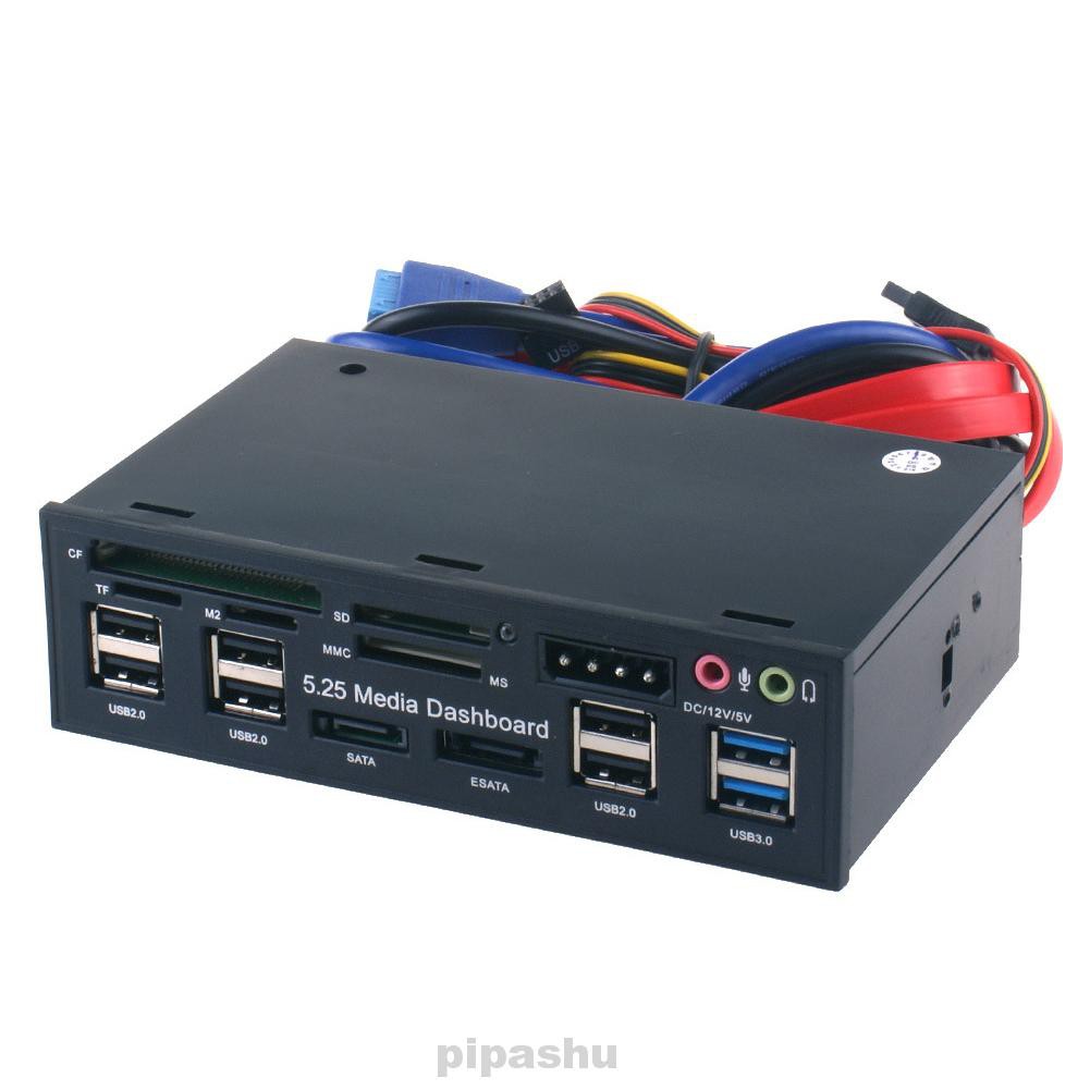 5.25inch Front Panel Optical Drive Multifuntion Hub Accessories USB 3.0 Card Reader