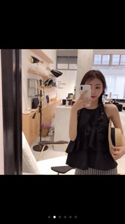 Set áo yếm + quần kẻ
