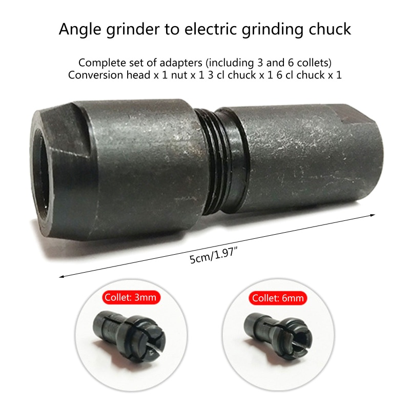 Đầu Chuyển Đổi Máy Mài Góc 100 Loại Cho Máy Mài Điện 3# 6# Mâm Cặp Ren M11 M1 Chuyên Dụng Chất Lượng Cao