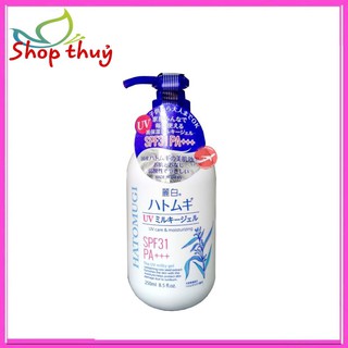 Dưỡng thể trắng da chống nắng ý dĩ nhật