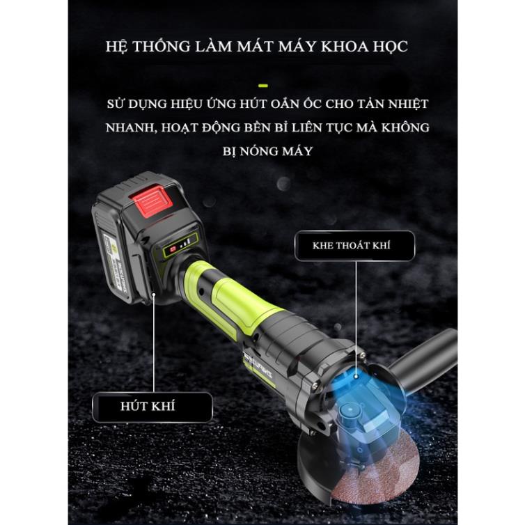 Máy Mài Góc, Máy Cắt Sử Dụng Pin Lithium Không Chổi Than Shibaura – Một Sản Phẩm Của Zhipu