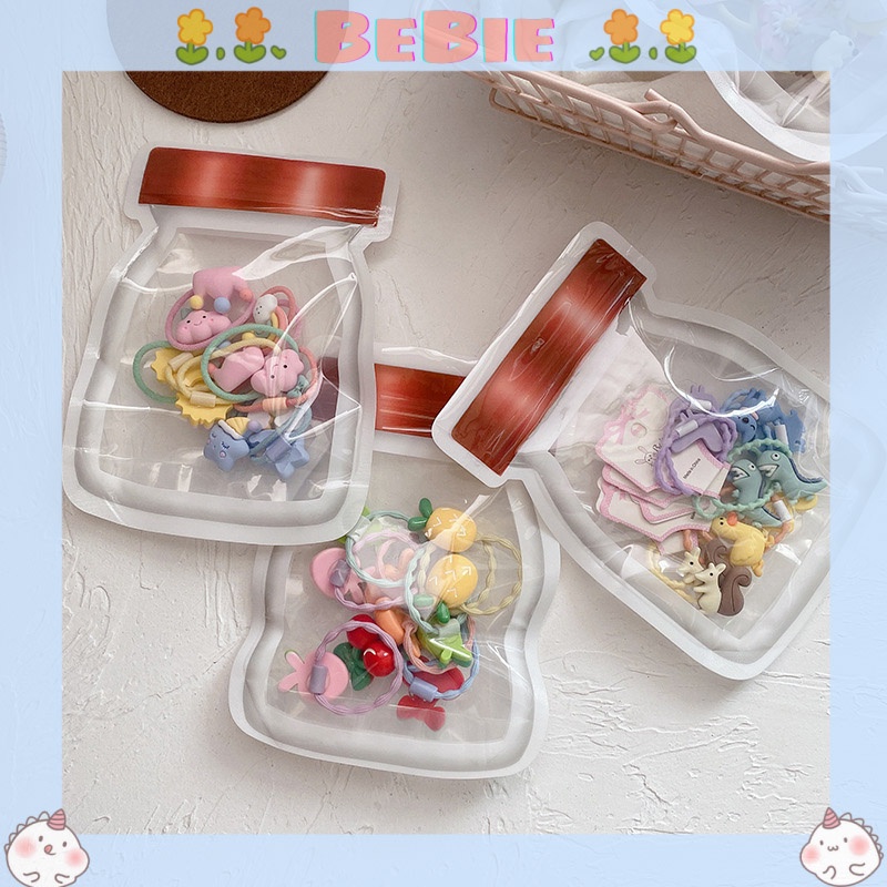 Set 10 chun buộc tóc túi hình lọ hình dễ thương BeBie - BP341