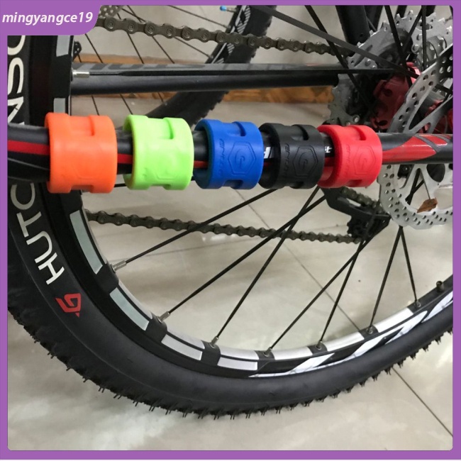 Set 4 Vòng Cao Su Bảo Vệ Dây Xích Xe Đạp Leo Núi Chống Va Chạm