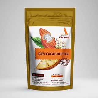 BƠ CACAO NGUYÊN CHẤT CACAO4U TÚI 200G - CACAO4U