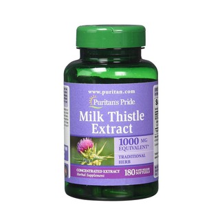 Viên Uống Bổ Gan (Tinh Chất Kế Sữa) Puritan’s Pride Milk Thistle 1000mg 180 viên. 1000mg 180 viên.