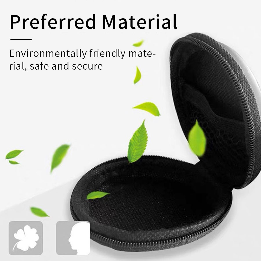 Túi đựng tai nghe cáp sạc có khóa kéo