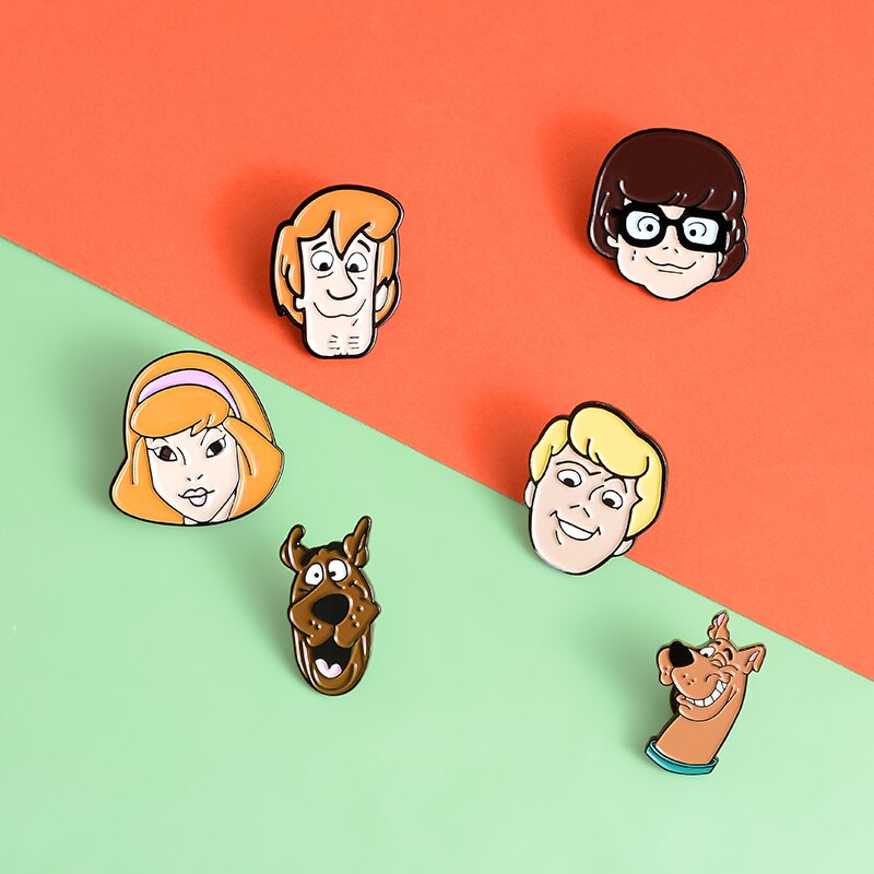 Cartoon Cute Family Avatar Brooch Dog Badge Brooch Pin Cowboy Lapel Backpack Hat Fashion Jewelry Gift for Friends